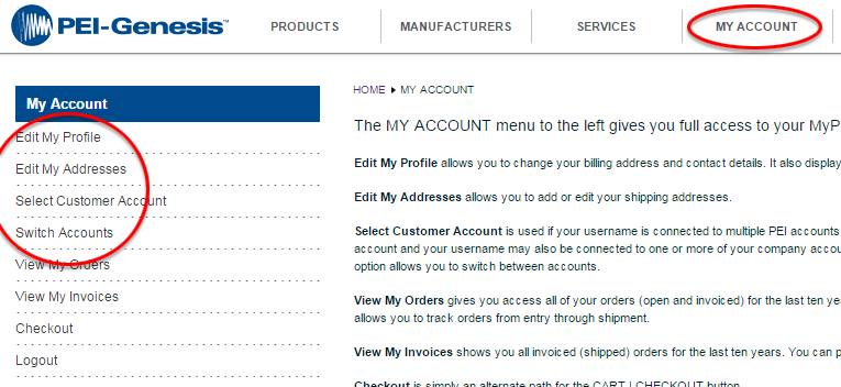 Changing Account Preferences