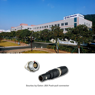 PEI-Genesis Expands Value-Added Production in Asia for Souriau by Eaton JBX Connector Series PEI-Genesis Expands Value-Added Production in Asia for Souriau by Eaton JBX Connector Series