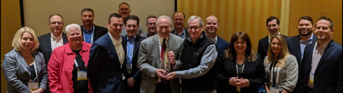 PEI-Genesis Awarded Bel Connectivity’s Inaugural President’s Award at the Electronics Distribution Show