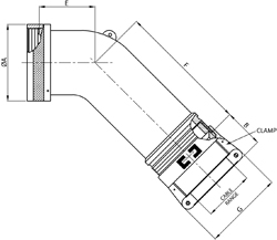 M85049/9/7 45º Dimensions M85049/9/7 45º Dimensions