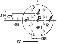 Pin Connector 8-13, 10-13 Pin Connector 8-13, 10-13