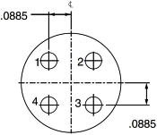 Pin Connector 9-4, 11-4 Pin Connector 9-4, 11-4
