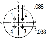 Pin Connector 6-4, 8-4 Pin Connector 6-4, 8-4