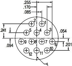 Pin Connector 14-12, 16-12, 18-12 Pin Connector 14-12, 16-12, 18-12