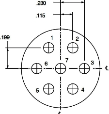 Pin Connector 15-7, 17-7, 19-7 Pin Connector 15-7, 17-7, 19-7