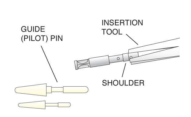 Amphenol ACA-B Contact Insertion Step 2