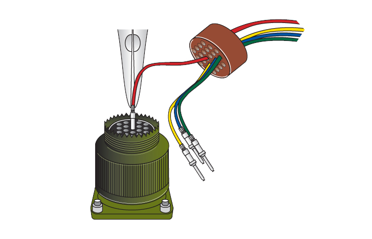 Amphenol ACA-B Crimp Tool Operation Step 6