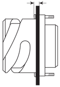 AIB/GT Series Panel Cutout Rear Mount AIB/GT Series Panel Cutout Rear Mount
