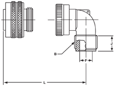AIB/GT Series Plug Right Angle T AIB/GT Series Plug Right Angle T
