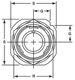 Jam Nut Receptacles Jam Nut Receptacles