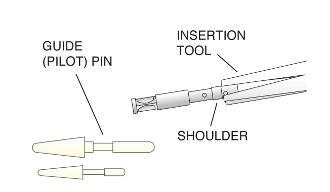 Amphenol ACS/ACC Contact Insertion Step 2