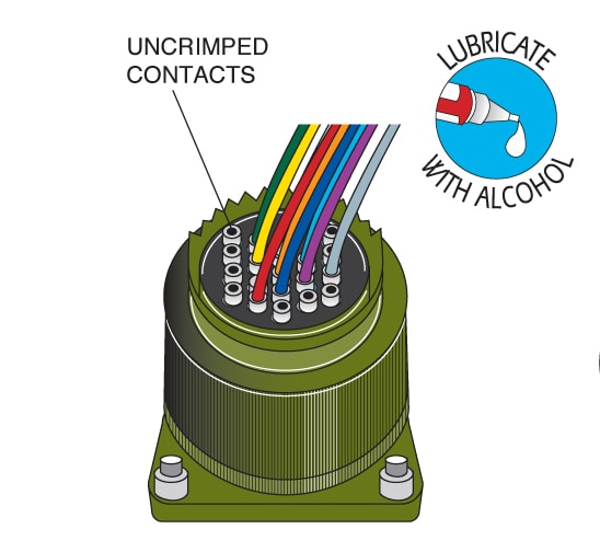 Amphenol ACS/ACC Contact Insertion Step 4