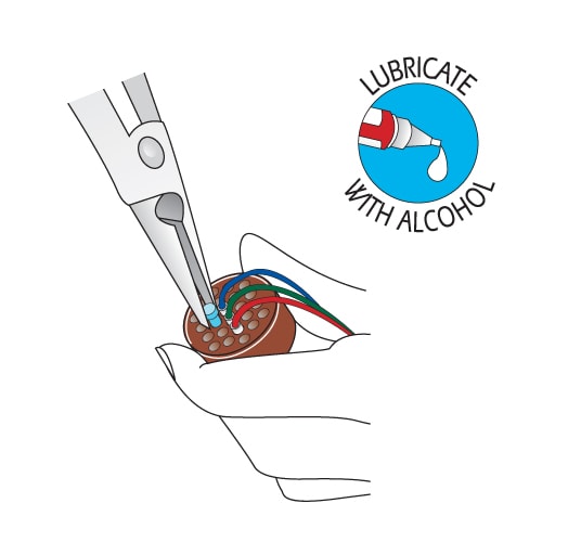 Amphenol ACS/ACC Contact Insertion Step 6