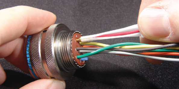 MIL-DTL-38999 Series II Contact Extraction Step 4 