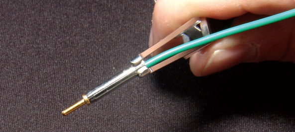 MIL-DTL-38999 Series II Contact Insertion Step 2 