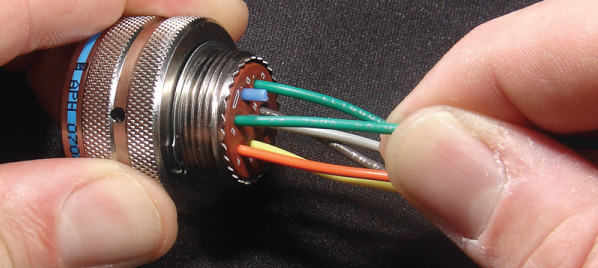 MIL-DTL-38999 Series II Contact Insertion Step 5 