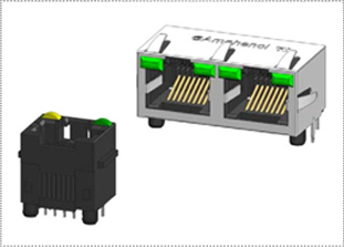 Amphenol ICC RJHSE Modular Jack Connectors