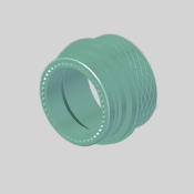 Straight EMC Backshell with crimp termination types only Straight EMC Backshell with crimp termination types only