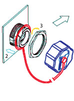 Cap for Receptacles RJFRB73x