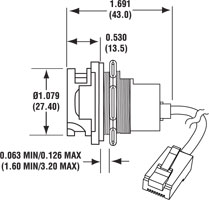 RJ45 Cordset 