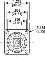 Square Flange Diagram 2