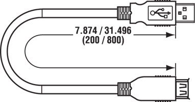 USB Cordset