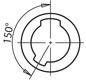 Receptacle Keyway Orientation (A)