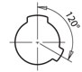Plug Keyway Orientation (C)