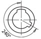 Receptacle Keyway Orientation (D)