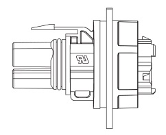Female Panel, Jam Nut SK7-019M03