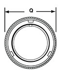 CB Series 5015 CB 4, 6 Styles Q Dim