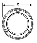 CB Series 5015 CB 6 Styles with N Endbell Q Dim