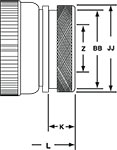 CB Series 5015 CB 6 Styles with N Endbell N Dim