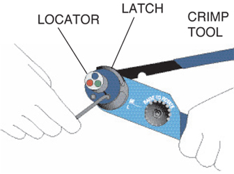 Hand Crimp Tool Step 2