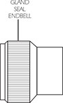 CT Series 5015 Connectors Endbells Style PG Side View
