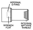 CT Series 5015 Connectors Endbells Style I Side View
