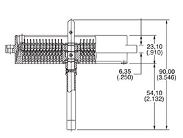 DL/DLM1-156 Plug Side View Crimp