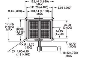 DL4-624 Plug Front View