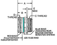 D38999/20 KB0 Side View