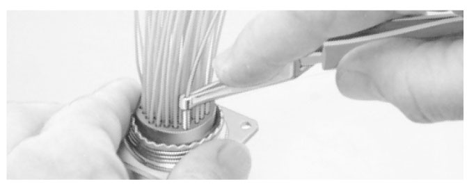 Step 3-Insert Tool into Contact Cavity