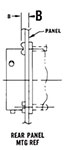 MS27656/KJL3/MS27505E/KJLE Rear Panel Mount