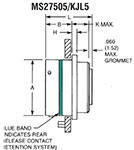 MS27505/KJL5 Side View