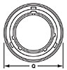 With Clamp Right Angle Plug