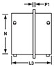 KPTB/MS3119 Receptacle Top View