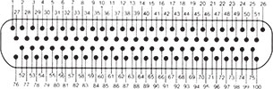 100 Pin Insert Layout
