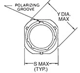 MS3471/PV71 Flanged Receptacle