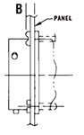 PV Series Panel Thickness Rear Panel Mtg Ref