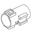 Side View Receptacle Assembly