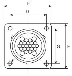 Neptune Reverse Receptacle Front View