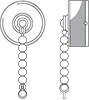 Receptacle Metal Dust Cap